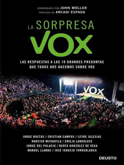 Title details for La sorpresa Vox by John Freddy Müller González - Available